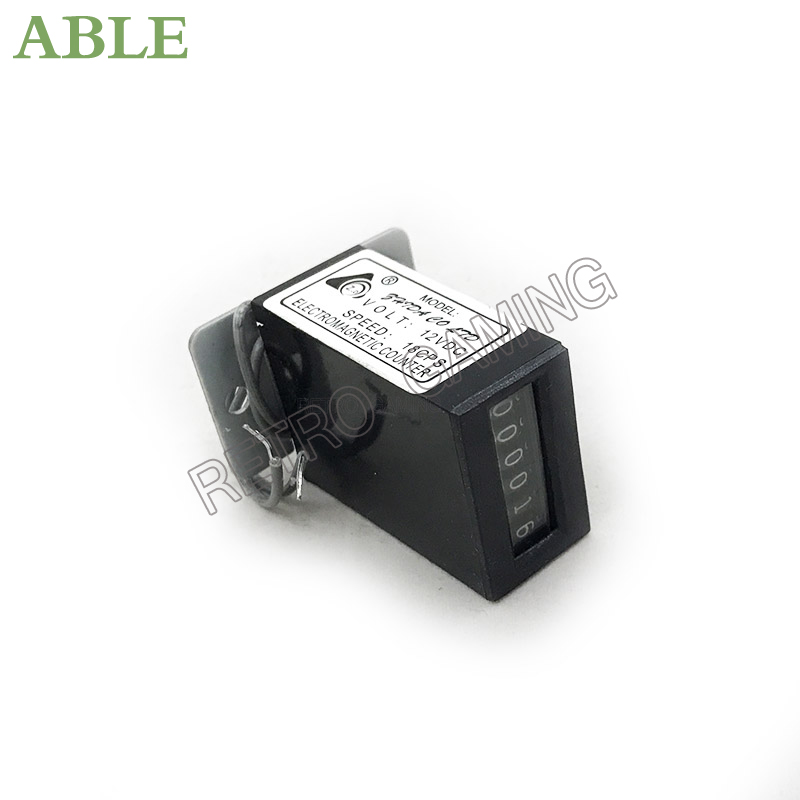 Coin Acceptor Selector - 2Pcs Coin Counter Meter Mechanical 6