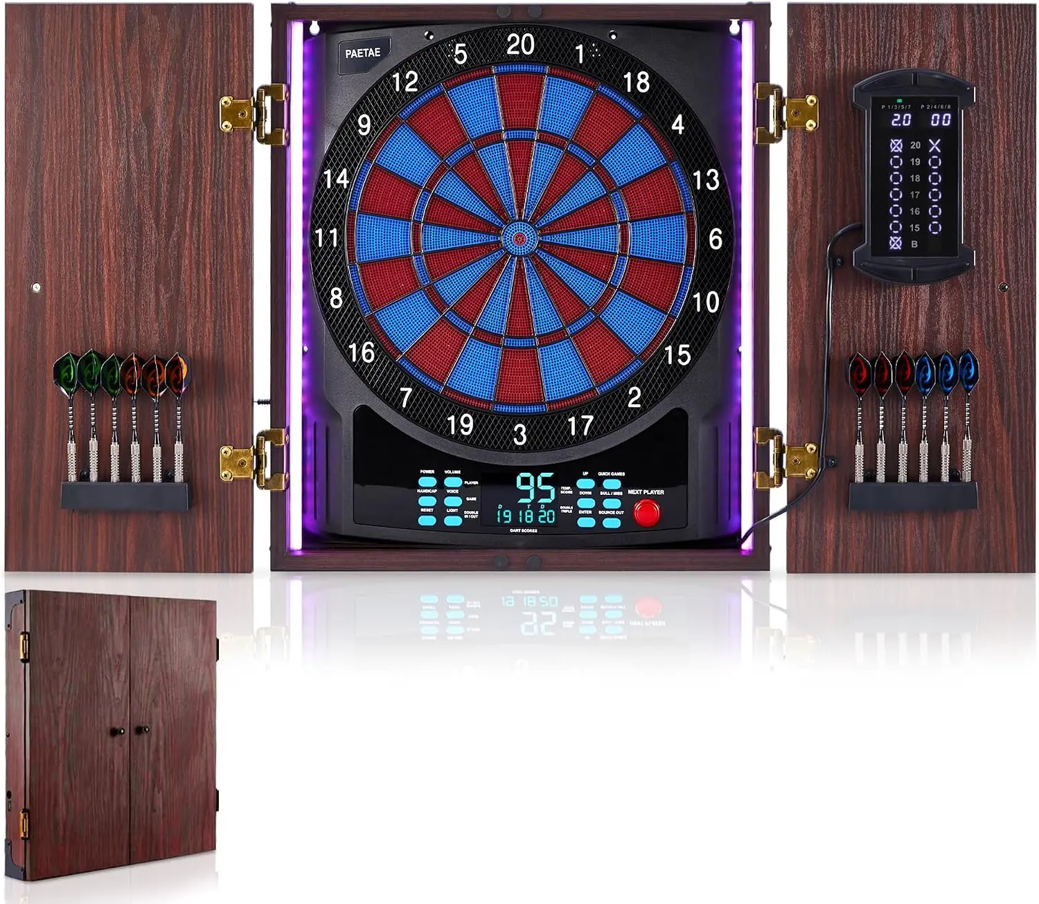 Electronic Dartboard Cabinet S - огляд і ціна Electronic Dartboard Cabinet