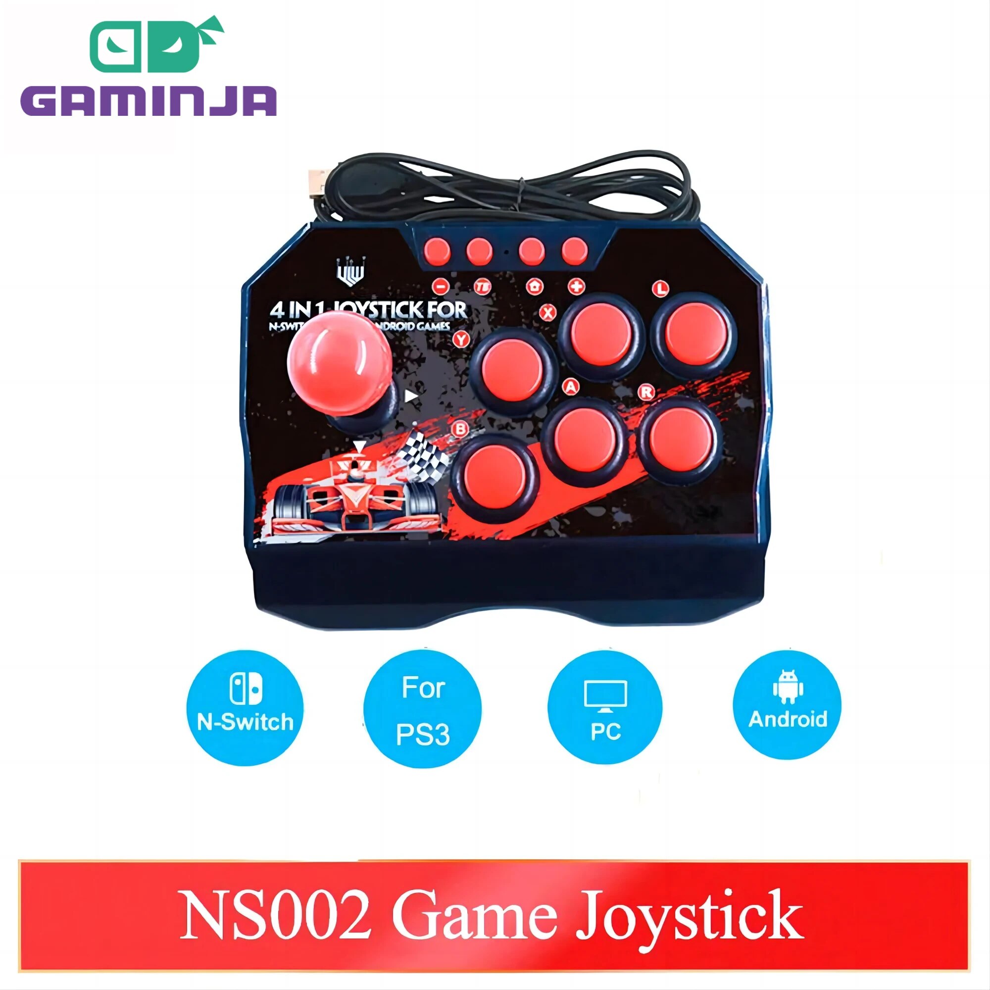 GAMINJA NS002 4 In 1 Retro Arc - огляд і ціна Arcade Game Jackpot